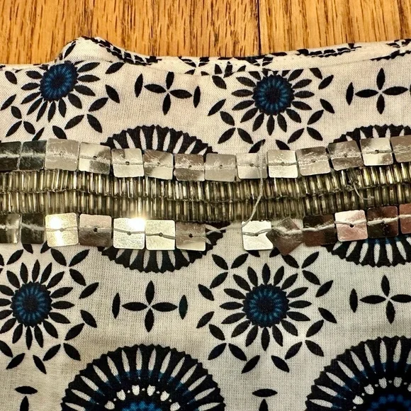 Tory Burch Maxi Skirt in Blue/White (Size 2) - Picture 10 of 10